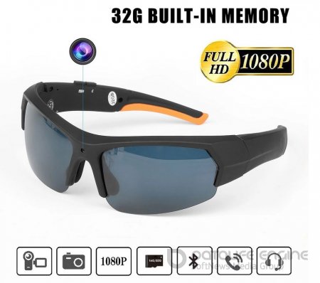 HD1080P солнцезащитные очки гарнитура