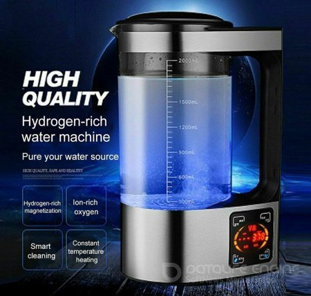 Электрический водородный чайник, 2 л, 110-240 В